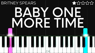 Britney Spears - Baby One More Time | EASY Piano Tutorial