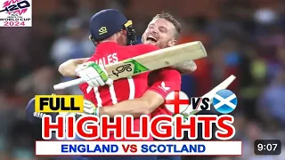 England vs Scotland | ICC T20 World Cup 2024 | Match 6 Full Highlights