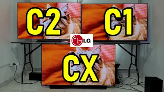 LG C2 vs C1 vs CX / 4K OLED TVs with HDMI 2.1 ports and Dolby Vision