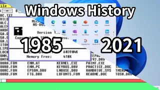 Microsoft Windows history (1985-2021)