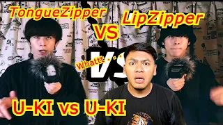 😮😱 U-KI vs U-KI 🇯🇵【TongueZipper VS LipZipper】| Reaction