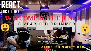 Welcome to the Jungle (6 year old drummer) REACTIONS