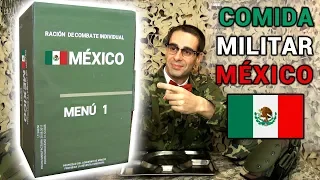 Probando Comida Militar Mexicana | MRE México Menú 1 Supervivencia