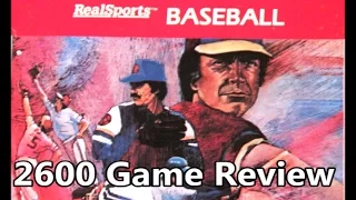 RealSports Baseball Atari 2600 Review - The No Swear Gamer Ep 167