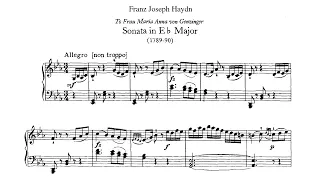 Haydn:  Sonata in E-flat major, Hob.XVI:49 - Artur Balsam, 1961 - MHS OR H 112