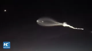 Spectacular SpaceX launch over LA sparks UFO frenzy