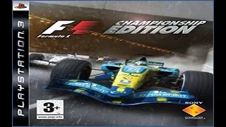 F1 Championship Edition PS3 2006 Série F1