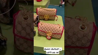 Gucci Outlet - Going shopping - Let’s see if I find anything - Gucci Gang - Fashion Outlet