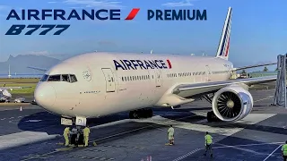 PREMIUM 🇵🇫 Tahiti  PPT - Paris CDG 🇫🇷 Air France Boeing 777 via Vancouver YVR 🇨🇦 FLIGHT REPORT