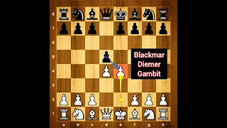 Blackmar Gambit Improved version by Diemer🔥🔥 Checkmate in 11 moves 🔥🔥