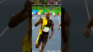 Usain Bolt won the 200 meters gold medal at the Summer Olympics in Rio #shorts