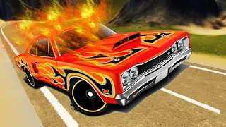 МАШИНКА Хот Вилс ВЗОРВАЛАСЬ на Трассе! МУЛЬТИКИ ПРО МАШИНКИ Hot Wheels Полоса Препятствий Гонки 2021