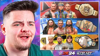 WWE 2K24 MyGM - THE DRAFT DISASTER!