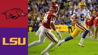 Arkansas vs #1 LSU Highlights | NCAAF Week 13 | College Football Highlights