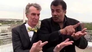 Bill Nye & Neil deGrasse Tyson on a Roof