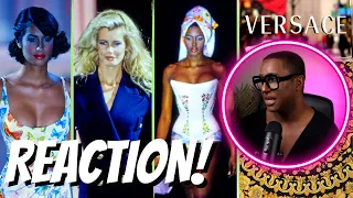 90s Fashion Show REACTION: Gianni Versace Spring 1995 (Naomi, Yasmeen, Claudia, etc.)