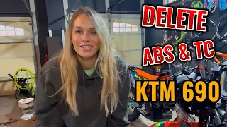 Delete/Remove ABS and Traction Control on KTM 690