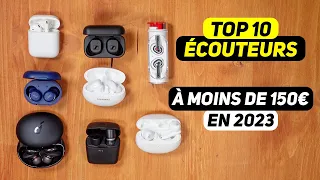 TOP 10 meilleurs ÉCOUTEURS sans fil PAS CHER (moins de 150€) en 2023