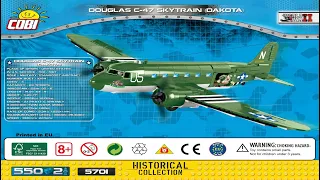 Cobi Instructions | Small Army / WW2 | 5701 | Douglas C-47 Skytrain (Dakota) D-Day Edition Plane