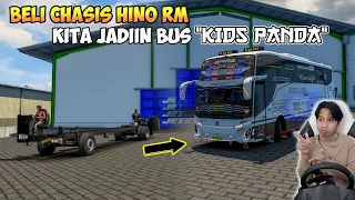 BELI CHASSIS HINO RM BUAT DI JADIIN JETBUS 5 KIDS PANDA !! LANGSUNG PASANG 12 CORONG ATAS