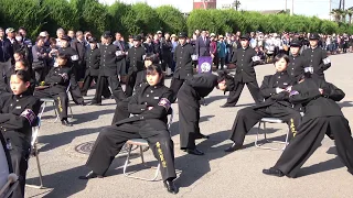 第82回 下妻一高 対 水海道一高 定期戦【応援団睨み合い】2019/04/29