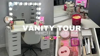vanity tour | makeup collection organization 🎀💖