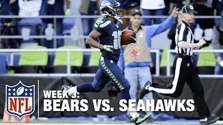 Tyler Lockett Explodes for a 105-Yard TD Return! | Bears vs. Seahawks | NFL