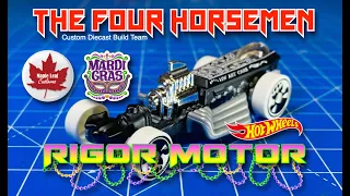 Hot Wheels Rigor Motor (286) Four Horsemen Mardis Gras