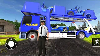 Grand Police Vehicle Transport Truck: Police Car Transport Game 2020 #2 - Android Gameplay