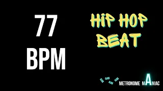 Drum loop - HIP HOP beat - 77 BPM