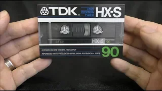 TDK HX-S Type 2 Cassette - 1986 - TDK's only metal particle Type II