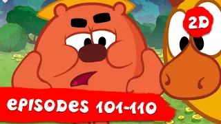 KikoRIKI 2D Cartoons | Full Episodes collection (Episodes 101-110) | for Kids | en