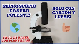 Como hacer un microscopio casero facil