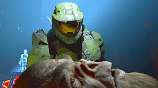 Master Chief Shows Compassion To His Enemy Escharum Scene - Halo Infinite