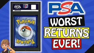 My Worst Pokemon PSA Returns Ever! Some Shocking and Amazing Grades including Base Set Charizard!