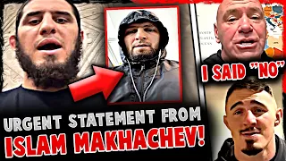 Khabib RETURNS to UFC! Islam Makhachev made an URGENT STATEMENT / UFC turned down Tom Aspinall