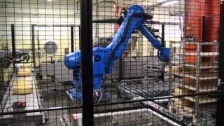 Motoman robots in cheese handling application