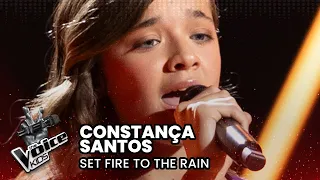 Constança Santos - "Set Fire to the Rain" | Blind Auditions | The Voice Kids Portugal 2024