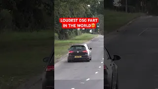 VW Golf R with Extremely Loud DSG Fart😱💥 #shorts