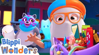 Blippi Teaches You How to Trick or Treat on Halloween! | Blippi Wonders | Educational Cartoons