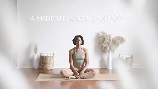 15 min MEDITATION for WOMEN 🤍 | Happy Women's History Month & International Women's Day ✨