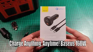 Baseus 160W USB-C Car Charger Review - Ultimate Fast Charging for All Your Devices!