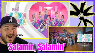 BINI | 'Salamin, Salamin' Official Music Video & Dance Practice | Reaction!!