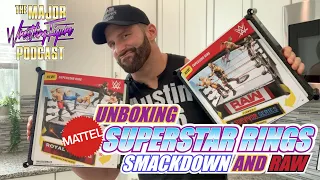 Unboxing Mattel Superstar Ring RAW and Smackdown