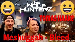 Meshuggah - Bleed - Tomas Haake - Wincent Drumsticks | THE WOLF HUNTERZ Reactions