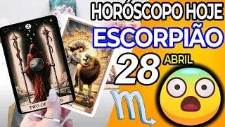 🌓GIGANTE É O SALTO QUE VOCÊ VAI EXPERIMENTAR❗️😱 Escorpião ♏ 28 abril 2024 Horoscopo do dia de hoje ♏