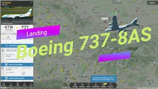 Landing / Pristátie: Boeing 737-800 Piešťany airport