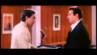 Scene from Karz 2002 - Sunny Deol & Ashutosh Rana