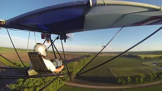 Weedhopper ultralight: Windy afternoon flight