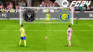 Al Nassr vs Inter Miami | FC 24 Penalty Shootout